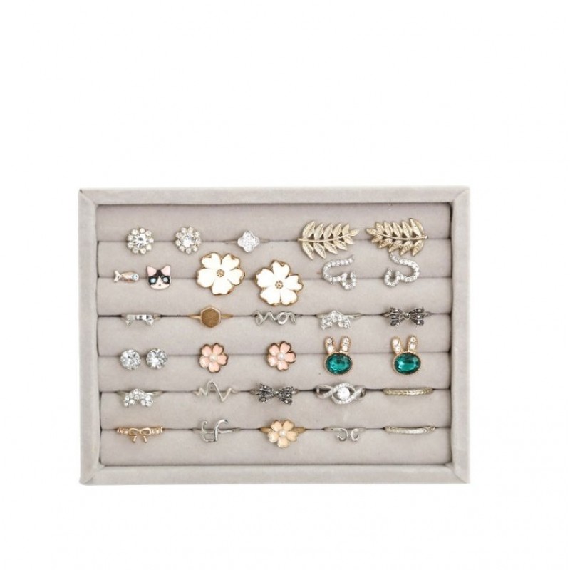 Large-capacity Household Hand Jewelry Ring Earring Storage Box