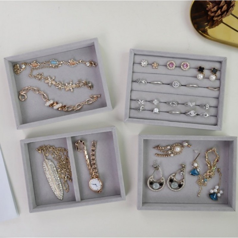 Large-capacity Household Hand Jewelry Ring Earring Storage Box