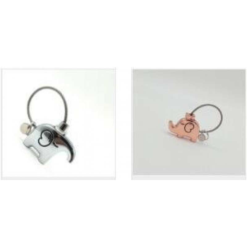 LOVE & FRIENDSHIP ELEPHANT KEYCHAINS