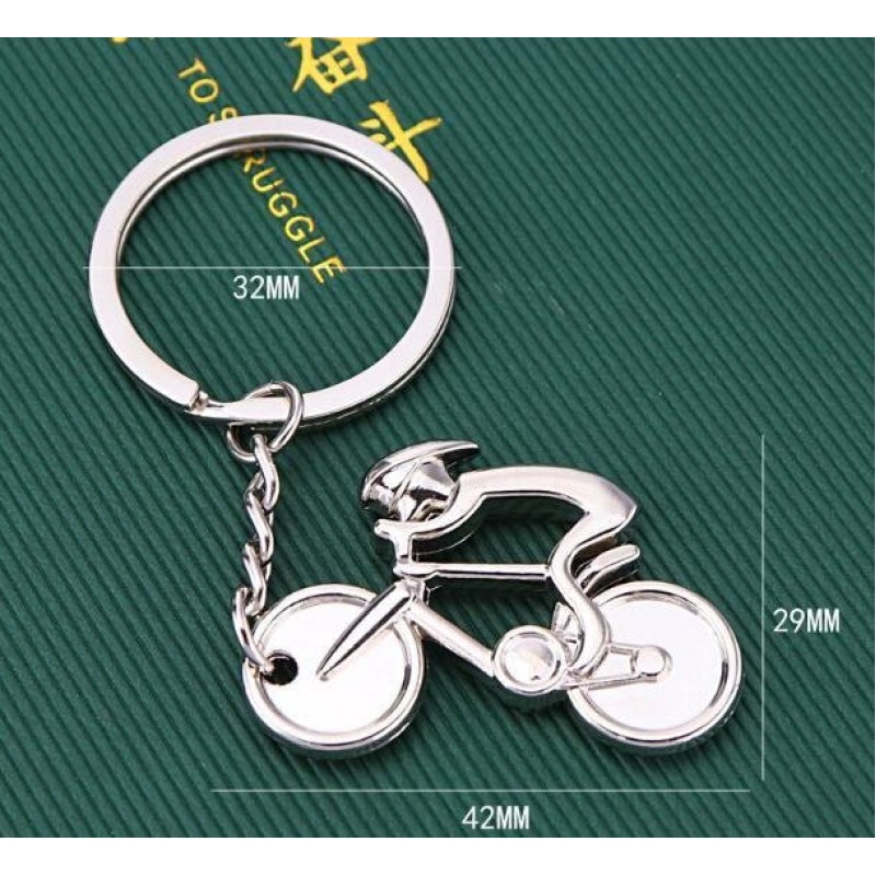 Mini Bicycle Metal Keychains Pendant Tourist Souvenir