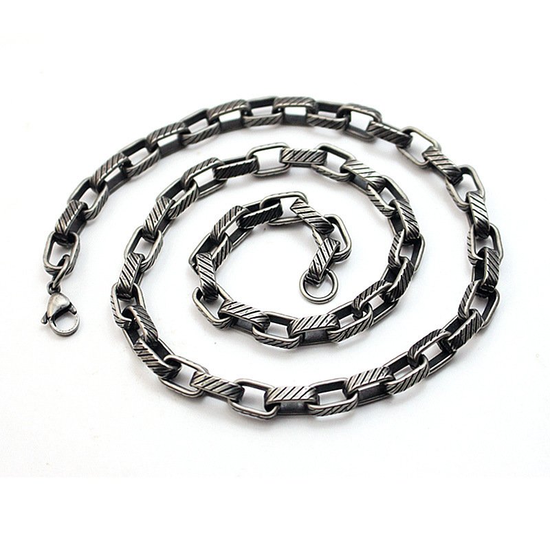 Niche Necklace Men's Vintage Necklace Clavicle Chain