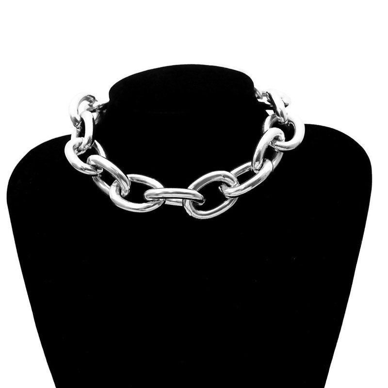 Retro Exaggerated Punk Metal Necklace Women's Necklace
