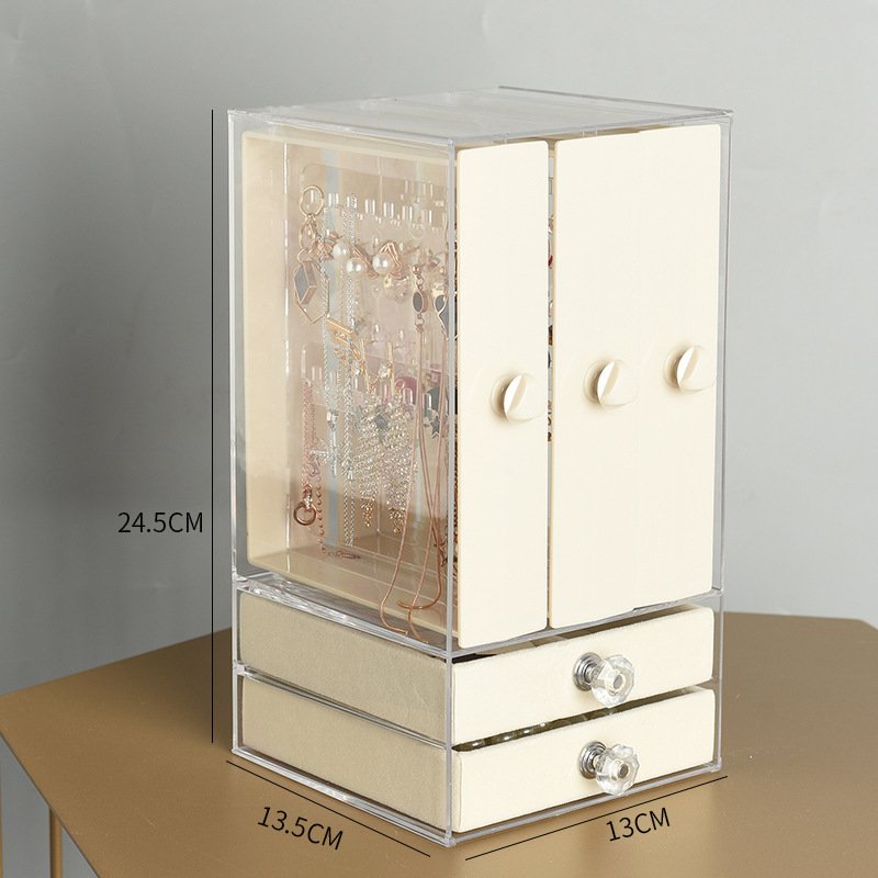 Transparent Jewelry Storage Box Jewelry Organizer ...