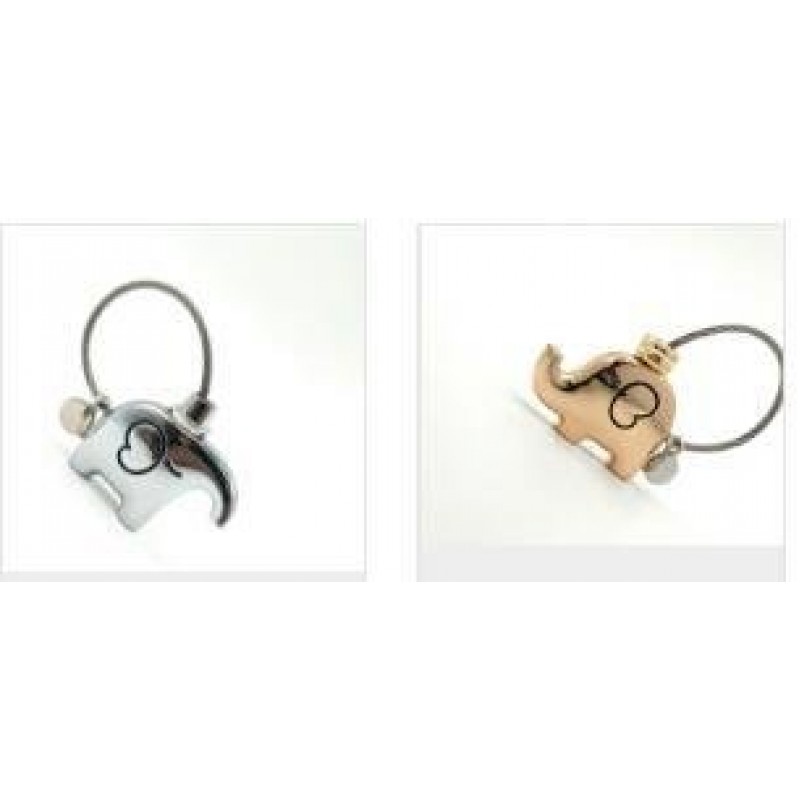 LOVE & FRIENDSHIP ELEPHANT KEYCHAINS