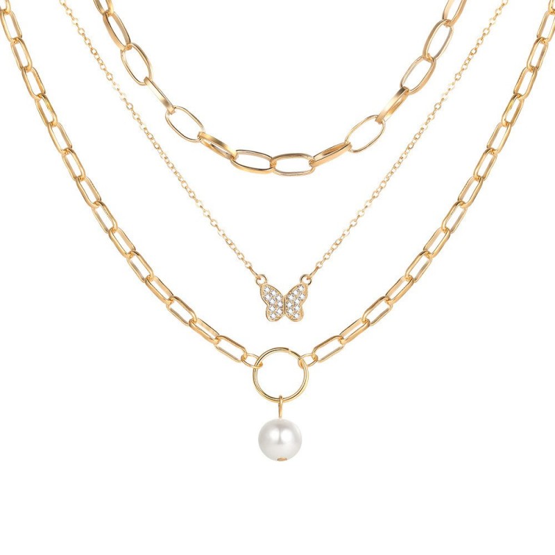 Chain Necklace Multi-layer Twin Necklace Women's Fashion