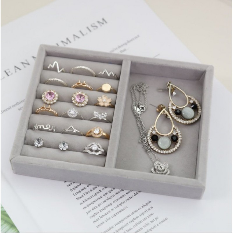 Large-capacity Household Hand Jewelry Ring Earring Storage Box