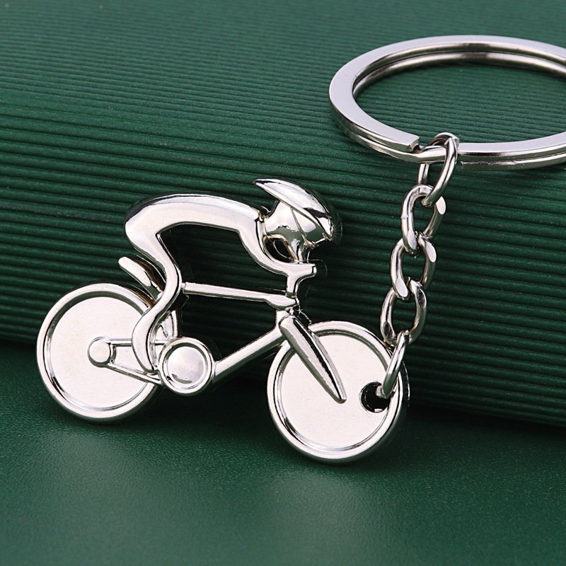 Mini Bicycle Metal Keychains Pendant Tourist Souve...