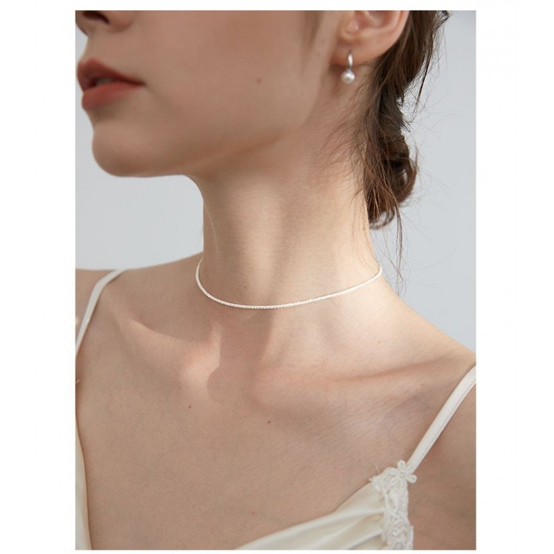 Necklace Female Clavicle Chain Starry Sterling Silver Necklace