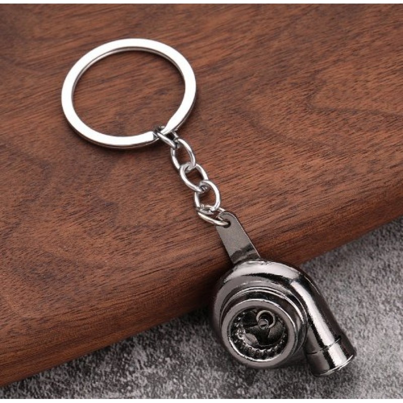 Creative Stereo Car Modification Fittings Wheel Hub Metal Keychains