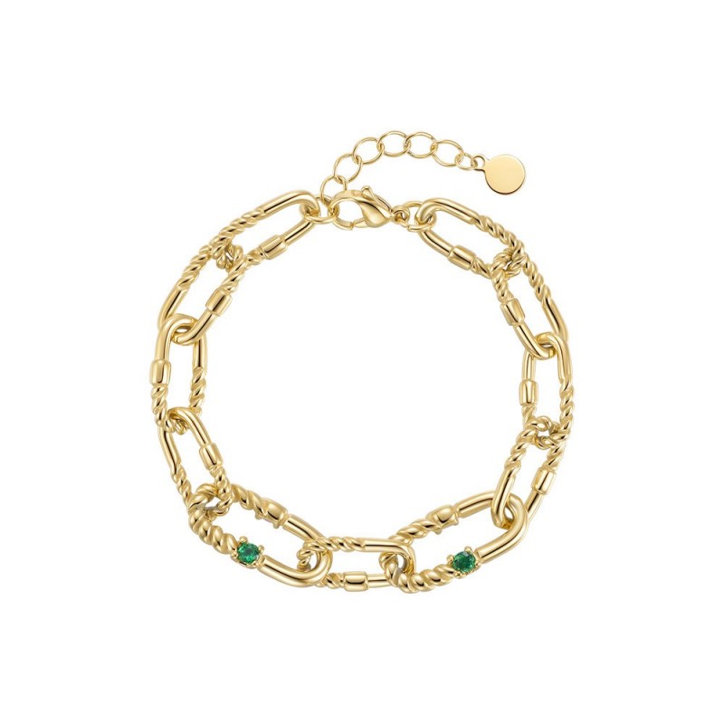 Titanium Steel Color Zircon Personality Bracelet