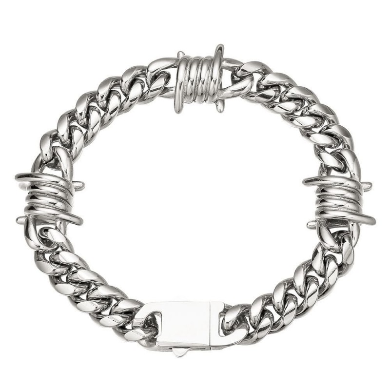 Mens Short Necklace Stainless Steel