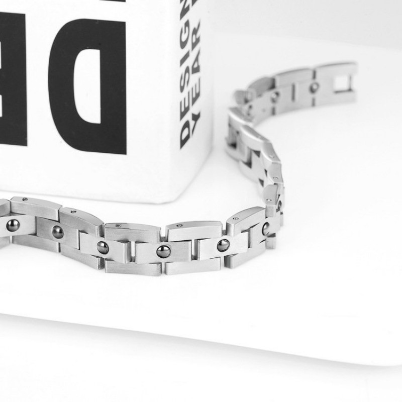 Stainless Steel Magnet Bracelet Classic Men